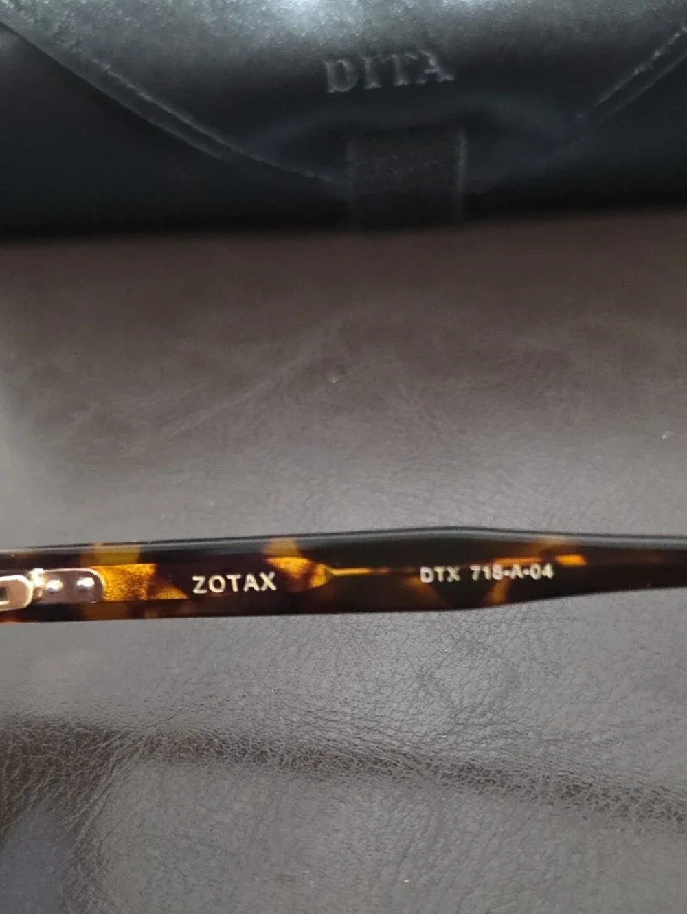 DITA Tortoiseshell Frame Sunglasses with Light Blue Lenses Men Or Women